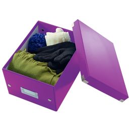 LEITZ Ablagebox Click & Store WOW, DIN A5, blau