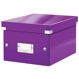 LEITZ Ablagebox Click & Store WOW, DIN A5, eisblau