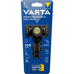 VARTA Kopflampe Indestructible H20 Pro, inkl. 3 Micro AAA