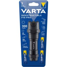 VARTA Taschenlampe Indestructible F10 Pro, inkl. 3 AAA