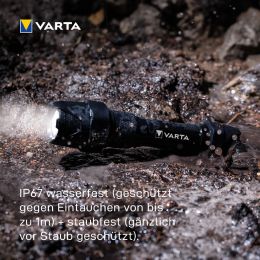 VARTA Taschenlampe Indestructible F30 Pro, inkl. 6x AA