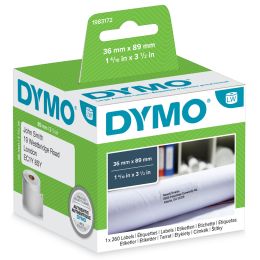 DYMO LabelWriter-Rcksende-Etiketten, 25 x 54 mm, wei