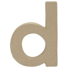 décopatch 3D-Buchstabe f, Pappmaché, 85 x 120 mm