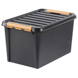 smartstore Aufbewahrungsbox PRO 45, 50 Liter, schwarz