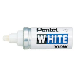 Pentel Weißer Permanent-Marker X100W, Rundspitze - 1,3 mm
