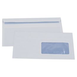 GPV Briefumschläge, DL 110 x 220 mm, weiß, mit Fenster