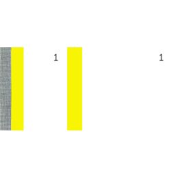ELVE Bon-Block, gelb, Mae: (B)135 x (H)60 mm