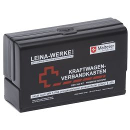 LEINA KFZ-Verbandkasten Star II, Inhalt DIN 13164, schwarz