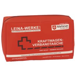 LEINA KFZ-Verbandtasche Compact, Inhalt DIN 13164, rot