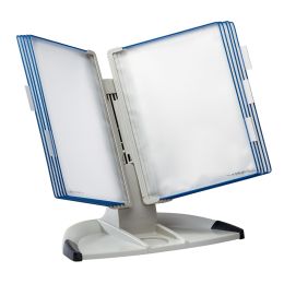 tarifold Tischständer Design, lichtgrau/blau