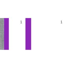 ELVE Bon-Block, violett, Mae: (B)135 x (H)60 mm