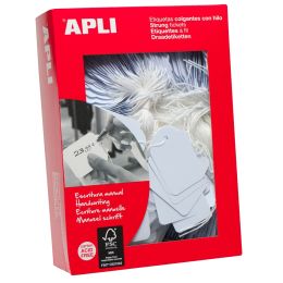 APLI Warenanhnger - Gropackung, 36 x 53 mm, wei