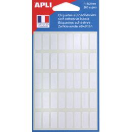 APLI Vielzweck-Etiketten, 9 x 13 mm, weiß