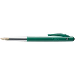 BIC Druckkugelschreiber M10, Strichfarbe: grün