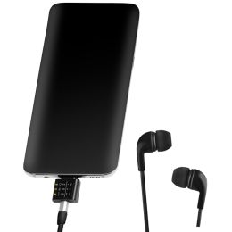 LogiLink USB-C - Audio-Adapter mit EQ, schwarz