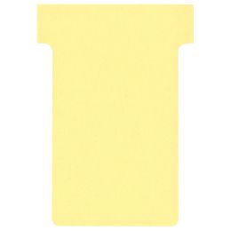 nobo T-Karten, Größe 2 / 60 mm, 170 g/qm, gelb