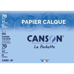 CANSON Transparentpapier, satiniert, DIN A3, 70/75 g/qm