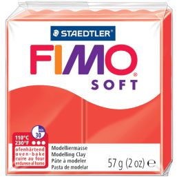 FIMO SOFT Modelliermasse, ofenhrtend, indischrot, 57 g