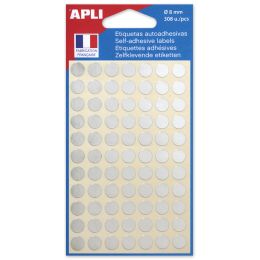 agipa APLI Markierungspunkte, Durchmesser: 8 mm, silber