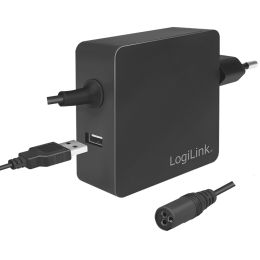 LogiLink Universal Netzteil fr Notebook, 70 Watt, USB-Port
