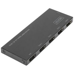 DIGITUS Ultra Slim HDMI Splitter, 1x4, 4K/60 Hz, schwarz