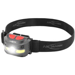 ANSMANN Sensor-LED-Kopflampe HD250RS, 250 Lumen, IP54