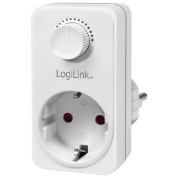 LogiLink Adapterstecker mit Dimmer, wei