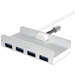 LogiLink USB 3.0 Hub, 4-Port,Aluminiumgehuse im iMac Design