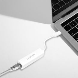 LogiLink USB 3.1 - Gigabit Ethernet Adapter, wei
