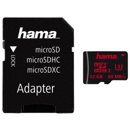 hama Speicherkarte Micro SecureDigital HC, Klasse 3, 64 GB