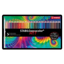 STABILO Aquarell-Buntstift aquacolor, 36er Metall-Etui