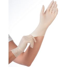 HYGONORM Latex-Handschuh SKIN LIGHT, M, wei, gepudert