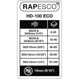 RAPESCO Blockheftgert ECO HD-100, soft wei