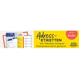 AVERY Zweckform Absender-Etiketten Home Office, 45,7x21,2 mm