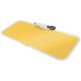 LEITZ Glas-Memoboard Cosy für den Schreibtisch, gelb