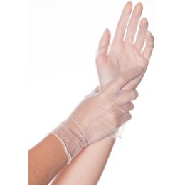 HYGOSTAR Vinyl-Handschuh CLASSIC, XL, weiß