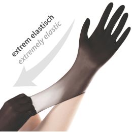 HYGOSTAR Nitril-Handschuh SAFE SUPER STRETCH, S, wei