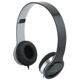 LogiLink Headset High Quality, faltbar, schwarz