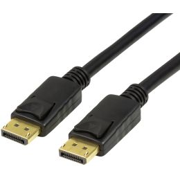 LogiLink DisplayPort 1.4 Anschlusskabel, schwarz, 1,0 m