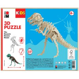 Marabu KiDS 3D Puzzle T-Rex Dinosaurier, 29 Teile
