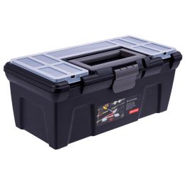 plast team Werkzeug-/Bastelkasten TOOL BOX, schwarz