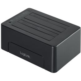 LogiLink USB 3.1 Festplatten Docking Station, 2x 2,5/3,5