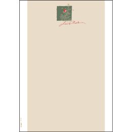 sigel Weihnachts-Motiv-Papier Glitter Stars, A4, 90 g/qm