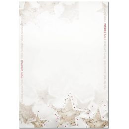 sigel Weihnachts-Motiv-Papier White Stars, A4, 90g/qm