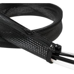 LogiLink Kabelbündler, 1,0 m, Kapazität: 30 mm, schwarz