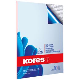 Kores Durchschreibepapier, DIN A4, blau, 10 Blatt