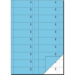 sigel Formularbuch Bonbuch, A4, 1000 Abrisse, blau