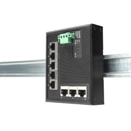 DIGITUS Industrie Gigabit Flat Switch, 8-Port, IP40