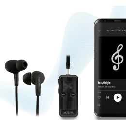 LogiLink Bluetooth 5.0 Audio Receiver, schwarz