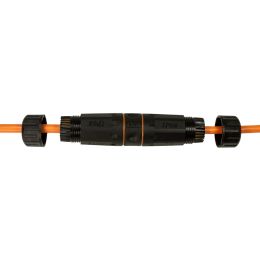 LogiLink Outdoor Kabel-Verbinder, Kat.6A / Kat.7, schwarz